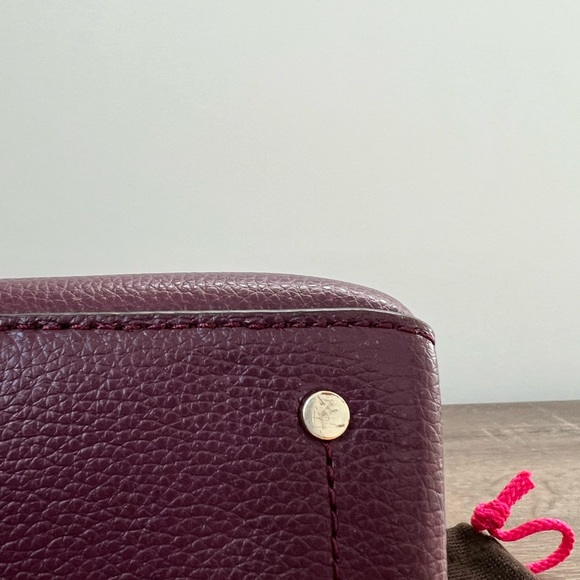 Burgundy Kate Spade Medium Tote with Crossbody Strap - Picture 4 of 6